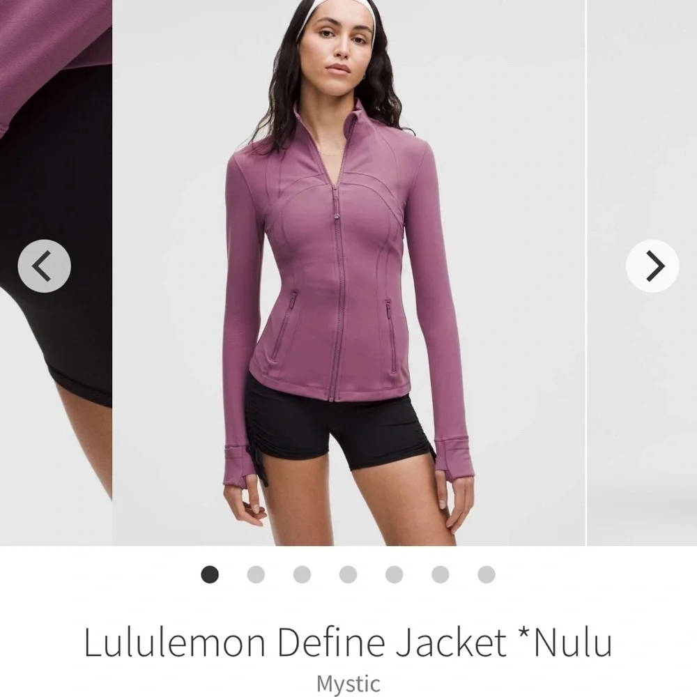 NWT Lululemon Define Jacket Nulu In Mystic Size 4